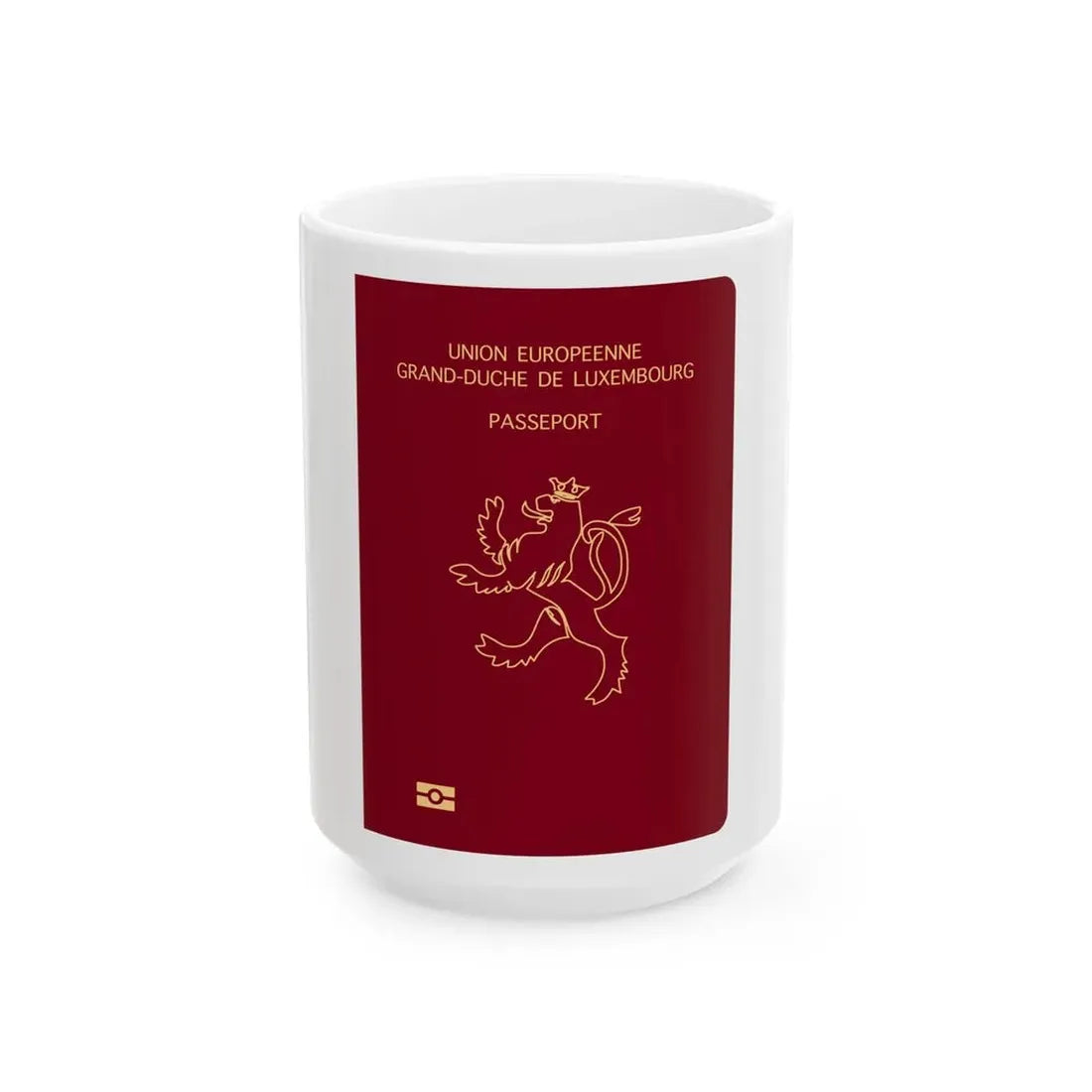 Luxembourg Passport - White Coffee Mug 15oz - Go Mug Yourself