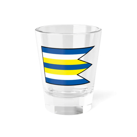 Luzany Topolcany Flag (Slovakia) Shot Glass 1.5oz 1.5oz - Go Mug Yourself