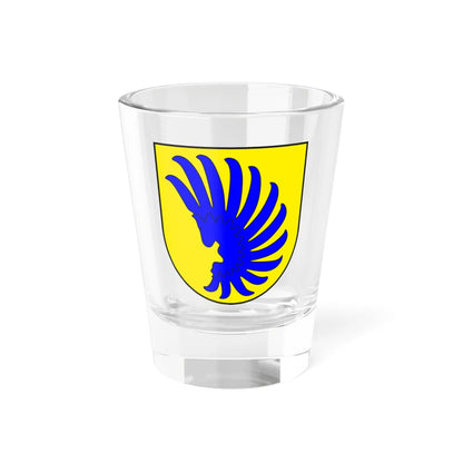 Luzein Kreis wappen (Switzerland) (Coat of Arms) Shot Glass 1.5oz 1.5oz - Go Mug Yourself