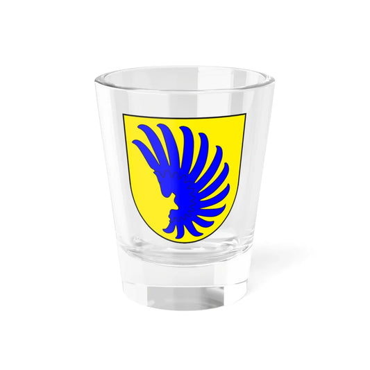 Luzein Kreis wappen (Switzerland) (Coat of Arms) Shot Glass 1.5oz 1.5oz - Go Mug Yourself