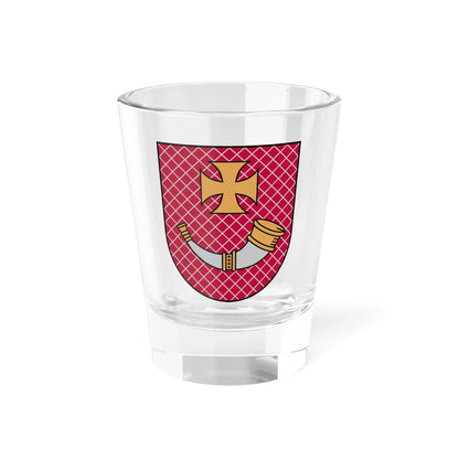 LVA Ventspils COA (Latvia) (Coat of Arms) Shot Glass 1.5oz 1.5oz - Go Mug Yourself