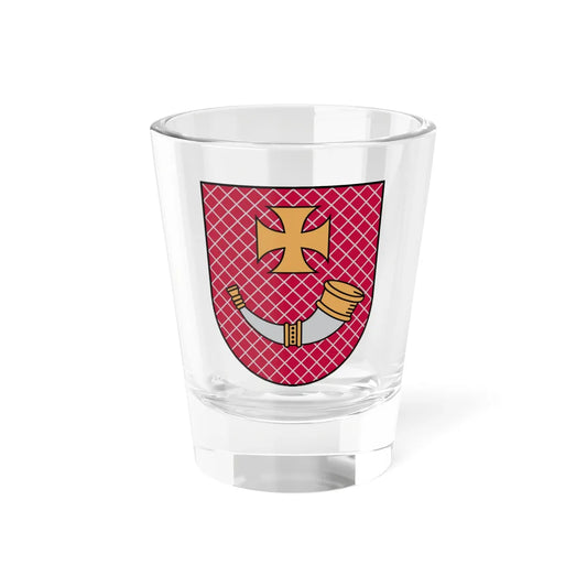 LVA Ventspils COA (Latvia) (Coat of Arms) Shot Glass 1.5oz 1.5oz - Go Mug Yourself