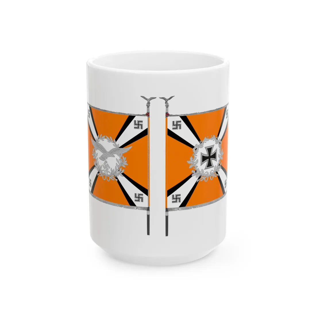 Lw Fahne Fliegende Einheiten VR (Germany) White Coffee Mug 15oz - Go Mug Yourself