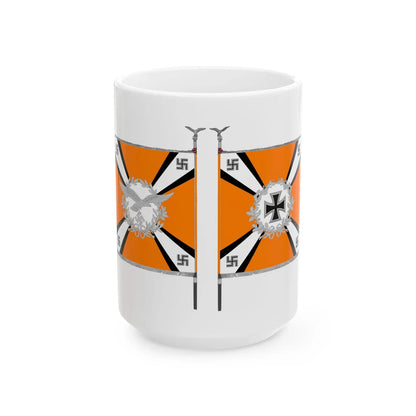 Lw Fahne Fliegende Einheiten VR (Germany) White Coffee Mug 15oz - Go Mug Yourself