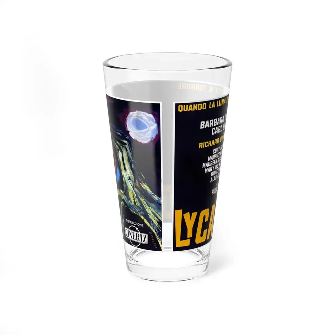 LYCANTHROPUS (WEREWOLF IN A GIRLS DORMITORY) 1961 Movie Poster - Pint Glass 16oz - Go Mug Yourself
