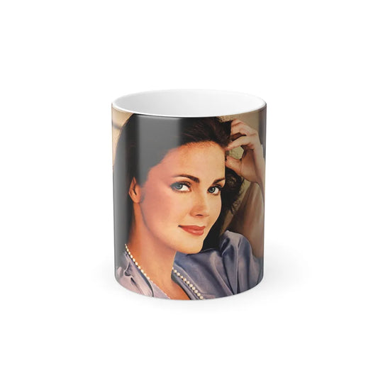 Lynda Carter #147 (Vintage Female Icons) Color Changing Mug 11oz-11oz-Go Mug Yourself