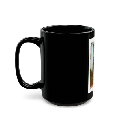 Lynda Carter #153 1 (Vintage Female Icon) Black Coffee Mug - Go Mug Yourself