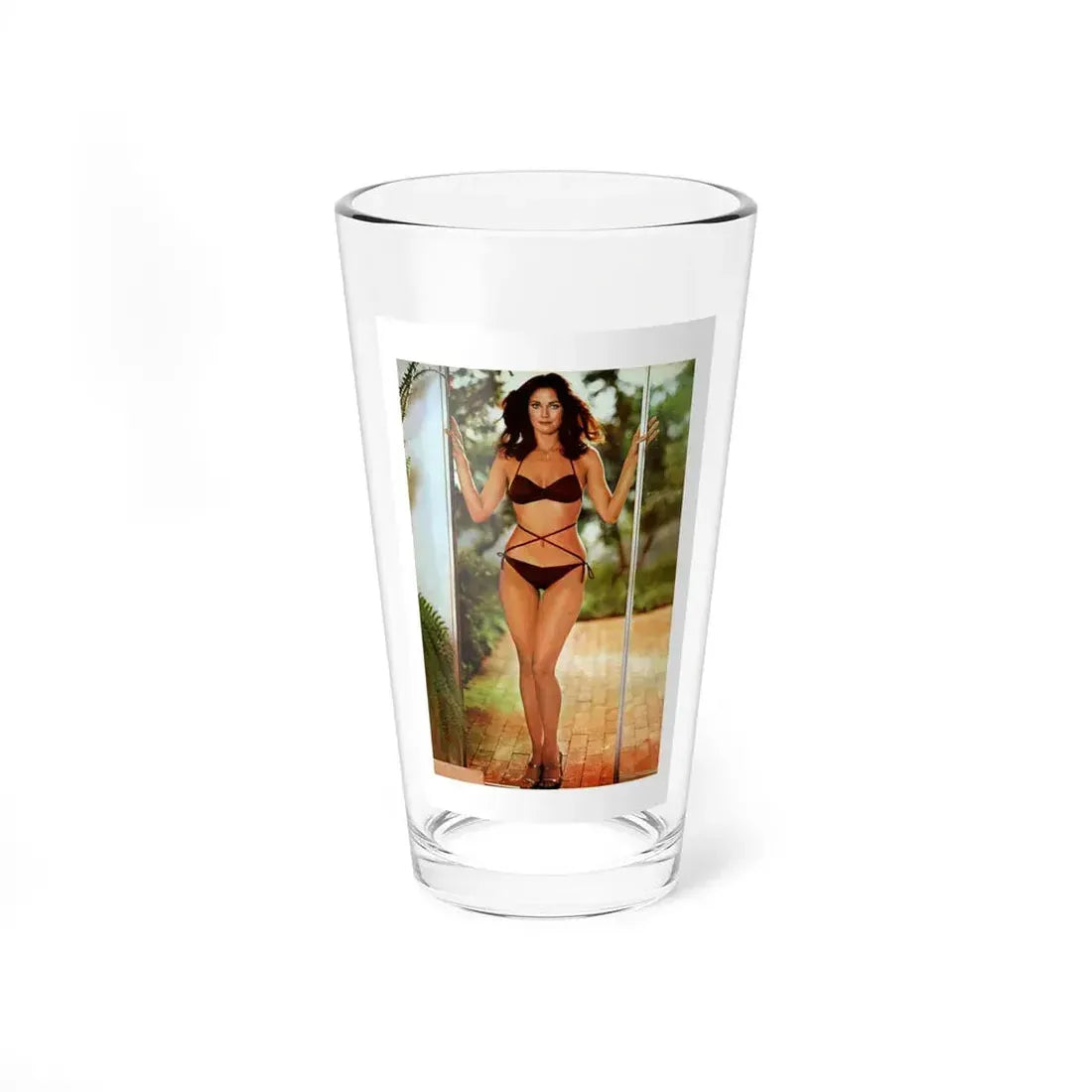 Lynda Carter #153 1 (Vintage Female Icon) Pint Glass 16oz 16oz - Go Mug Yourself