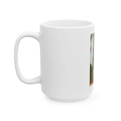 Lynda Carter #153 1 (Vintage Female Icon) White Coffee Mug - Go Mug Yourself