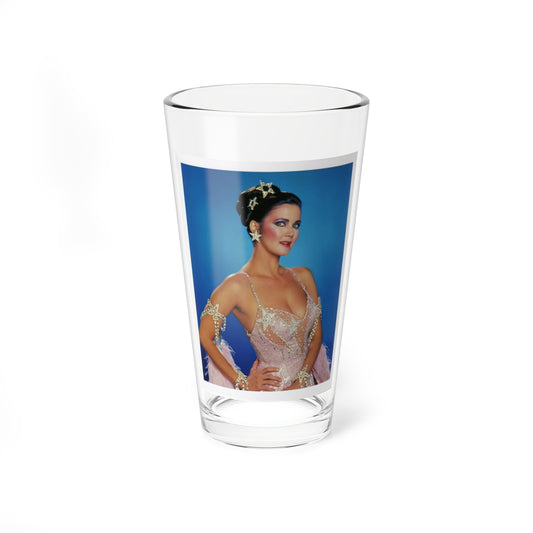 Lynda Carter #166 (Vintage Female Icon) Pint Glass 16oz-16oz-Go Mug Yourself