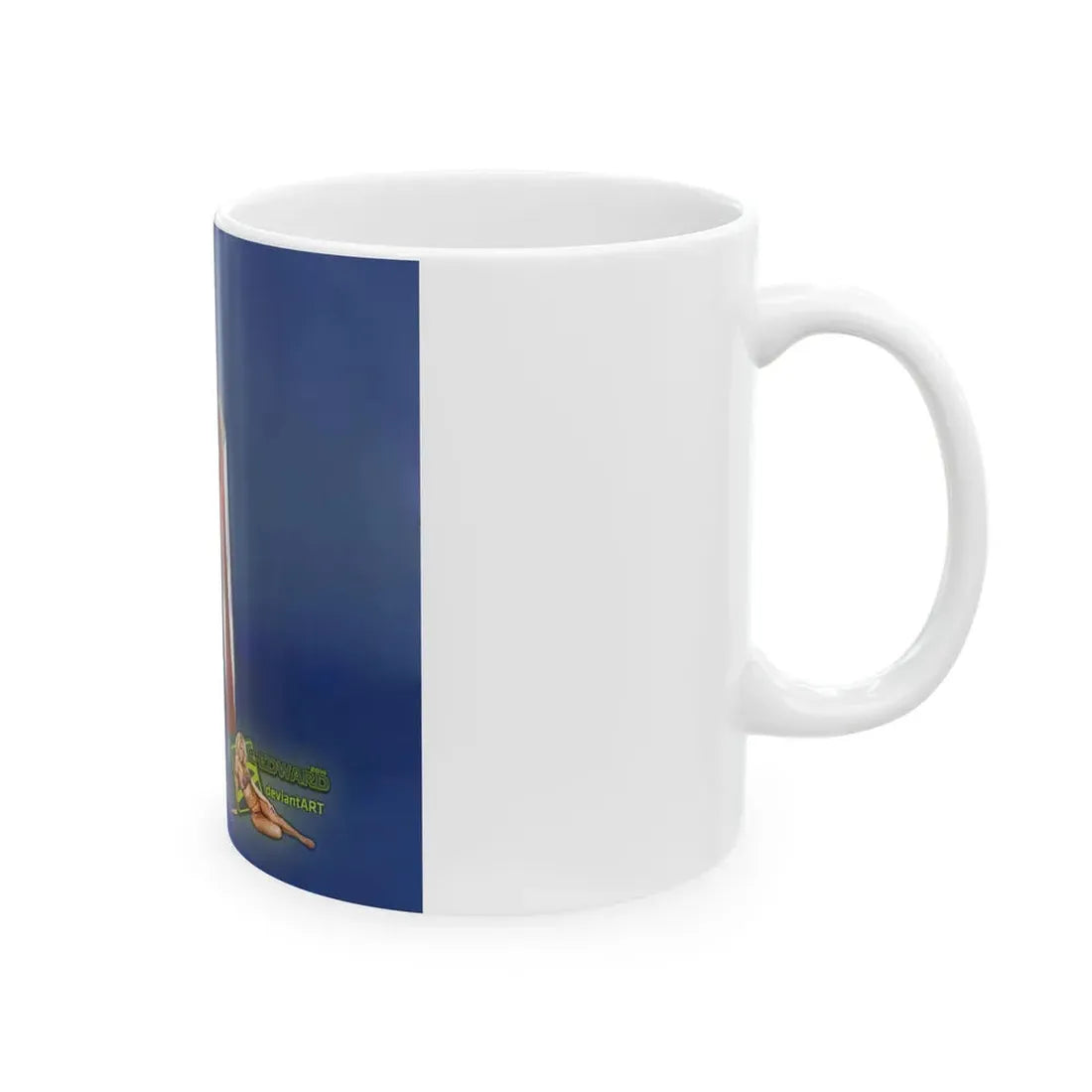 Lynda Carter #188 - Wonder Woman Photo (Vintage Female Icon) White Coffee Mug - Go Mug Yourself