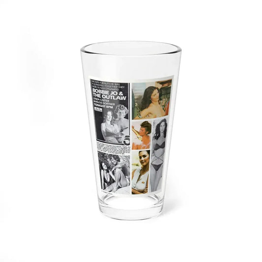 Lynda Carter #198 - Magazine Spread (Vintage Female Icon) Pint Glass 16oz 16oz - Go Mug Yourself