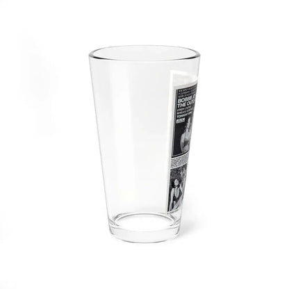 Lynda Carter #198 - Magazine Spread (Vintage Female Icon) Pint Glass 16oz - Go Mug Yourself