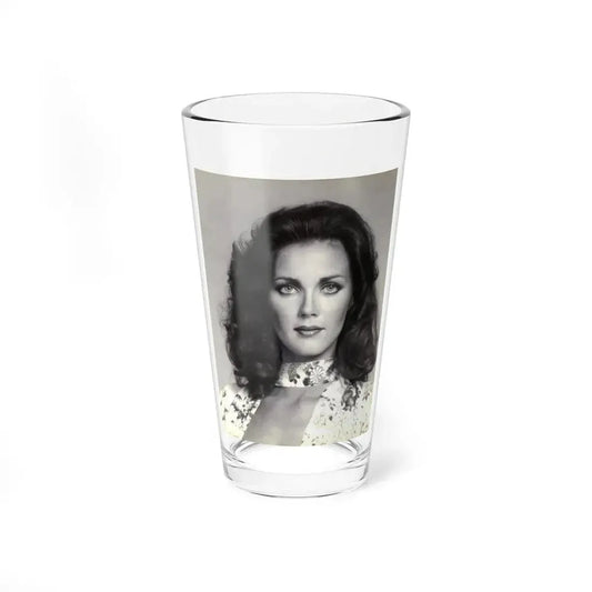 Lynda Carter #198 (Vintage Female Icon) Pint Glass 16oz 16oz - Go Mug Yourself
