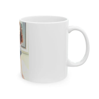 Lynda Carter #200 (Vintage Female Icon) White Coffee Mug-Go Mug Yourself
