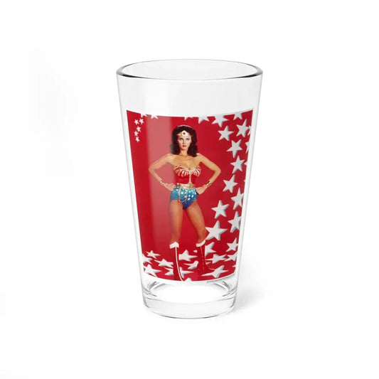 Lynda Carter #200 - Wonder Woman Photo 1 (Vintage Female Icon) Pint Glass 16oz 16oz - Go Mug Yourself