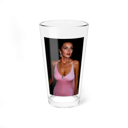 Lynda Carter #202.1 (Vintage Female Icon) Pint Glass 16oz 16oz - Go Mug Yourself