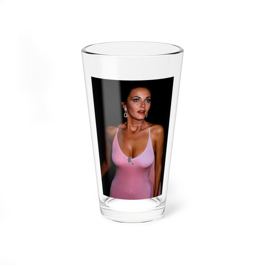 Lynda Carter #202.1 (Vintage Female Icon) Pint Glass 16oz-16oz-Go Mug Yourself