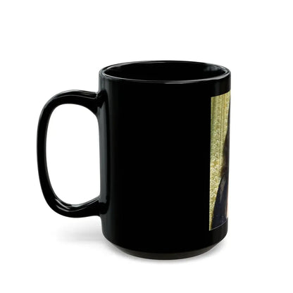 Lynda Carter #203.1 (Vintage Female Icon) Black Coffee Mug - Go Mug Yourself