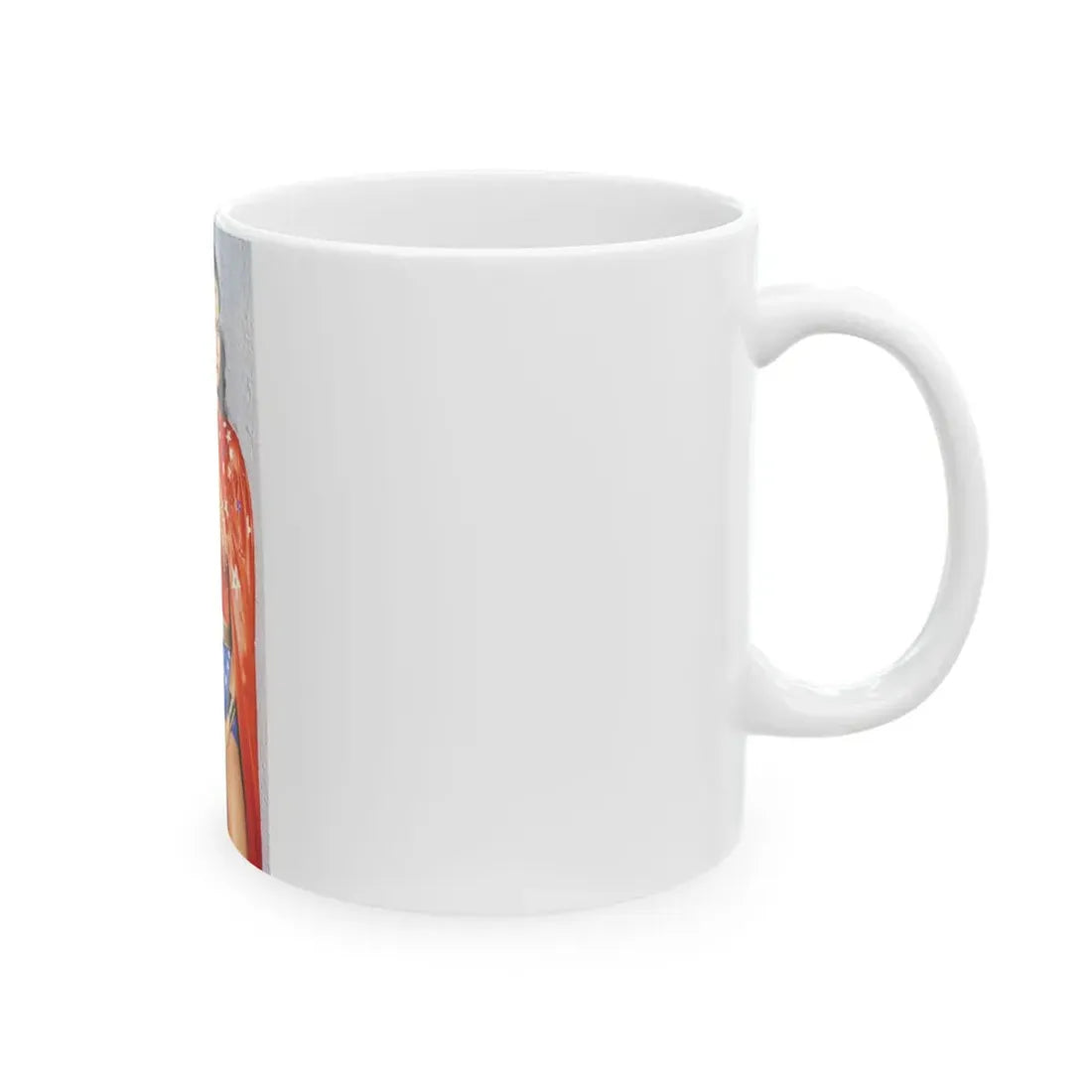 Lynda Carter #211 - Wonder Woman Photo (Vintage Female Icon) White Coffee Mug - Go Mug Yourself