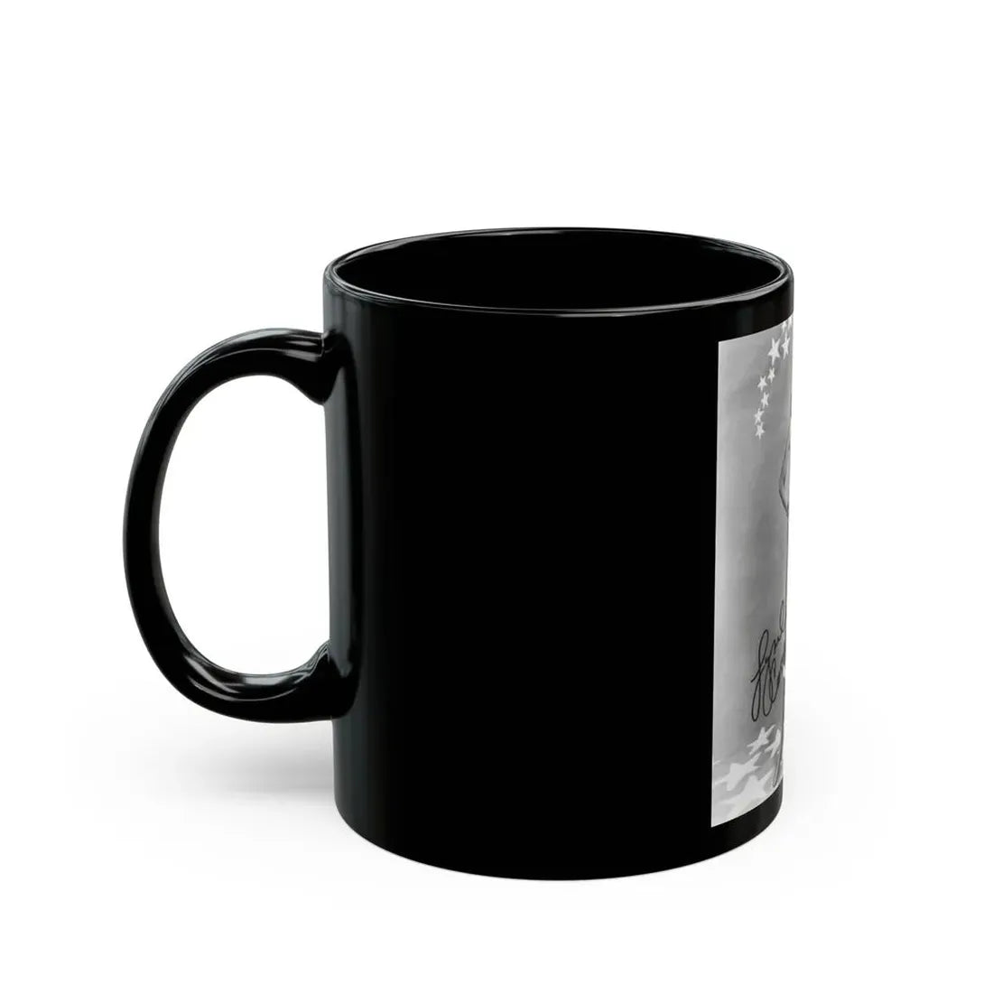 Lynda Carter #221 - Wonder Woman Photo (Vintage Female Icon) Black Coffee Mug - Go Mug Yourself