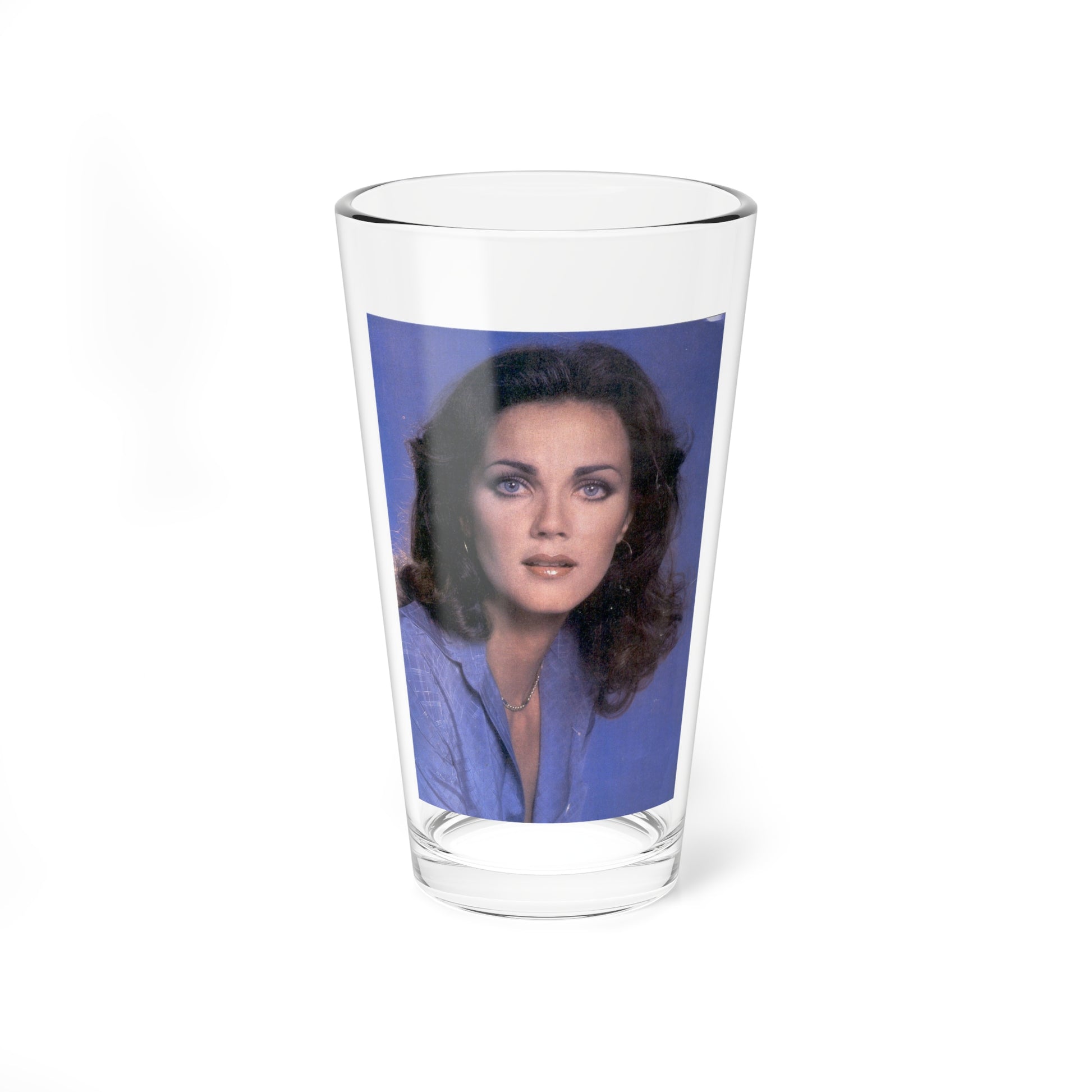 Lynda Carter #226 1 (Vintage Female Icon) Pint Glass 16oz-16oz-Go Mug Yourself