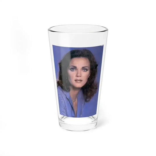 Lynda Carter #226 1 (Vintage Female Icon) Pint Glass 16oz 16oz - Go Mug Yourself