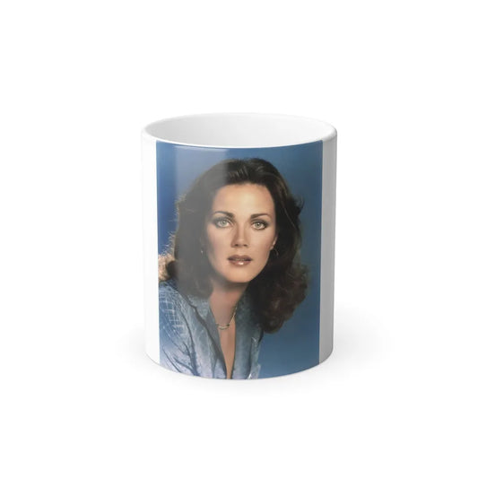 Lynda Carter #226 (Vintage Female Icons) Color Changing Mug 11oz-11oz-Go Mug Yourself