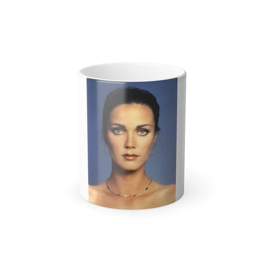 Lynda Carter #227 (Vintage Female Icons) Color Changing Mug 11oz-11oz-Go Mug Yourself
