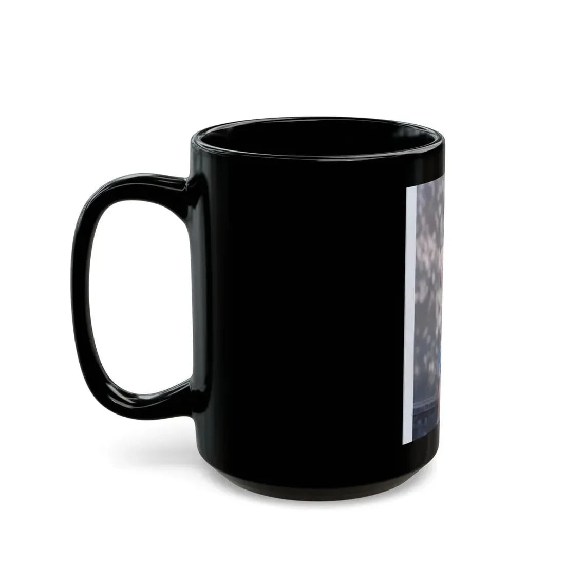 Lynda Carter #229 - Wonder Woman Photo (Vintage Female Icon) Black Coffee Mug - Go Mug Yourself