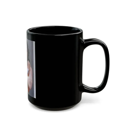 Lynda Carter #230 - Wonder Woman Photo (Vintage Female Icon) Black Coffee Mug - Go Mug Yourself