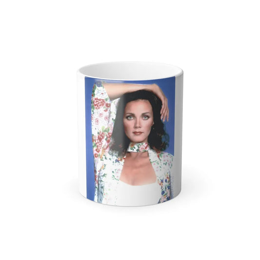Lynda Carter #234 (Vintage Female Icons) Color Changing Mug 11oz-11oz-Go Mug Yourself