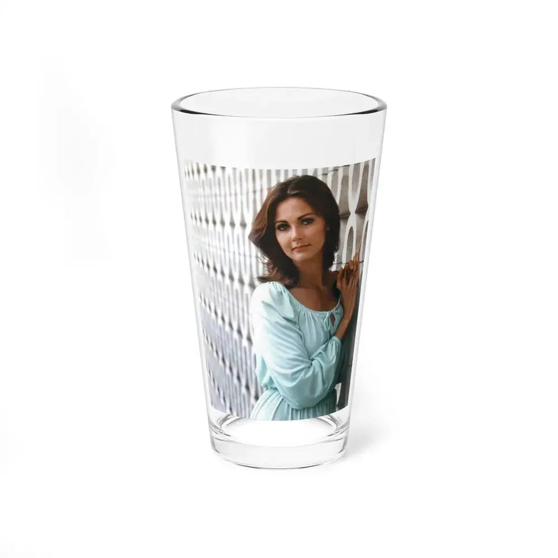 Lynda Carter #238 (Vintage Female Icon) Pint Glass 16oz 16oz - Go Mug Yourself