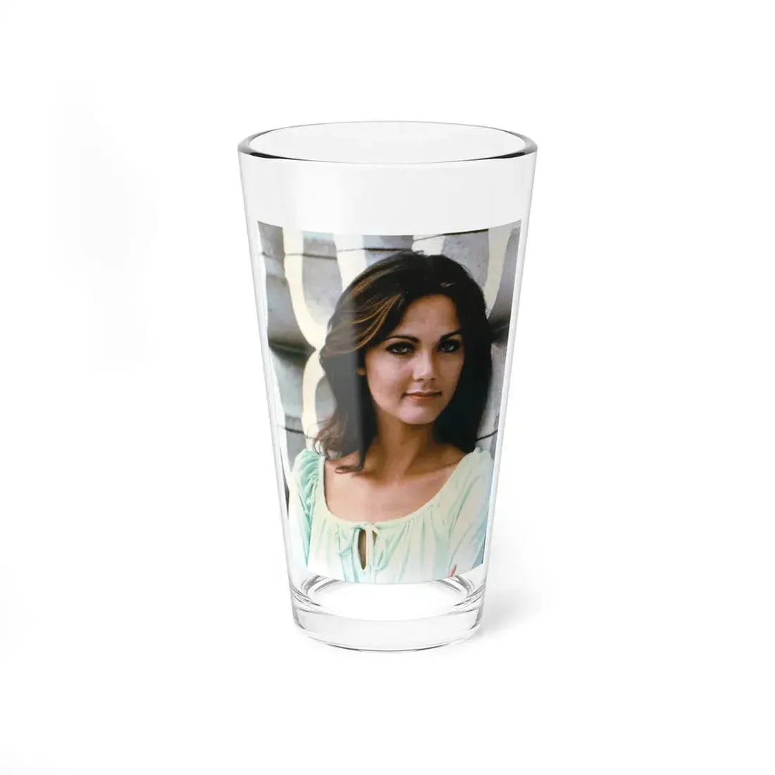 Lynda Carter #239 (Vintage Female Icon) Pint Glass 16oz 16oz - Go Mug Yourself