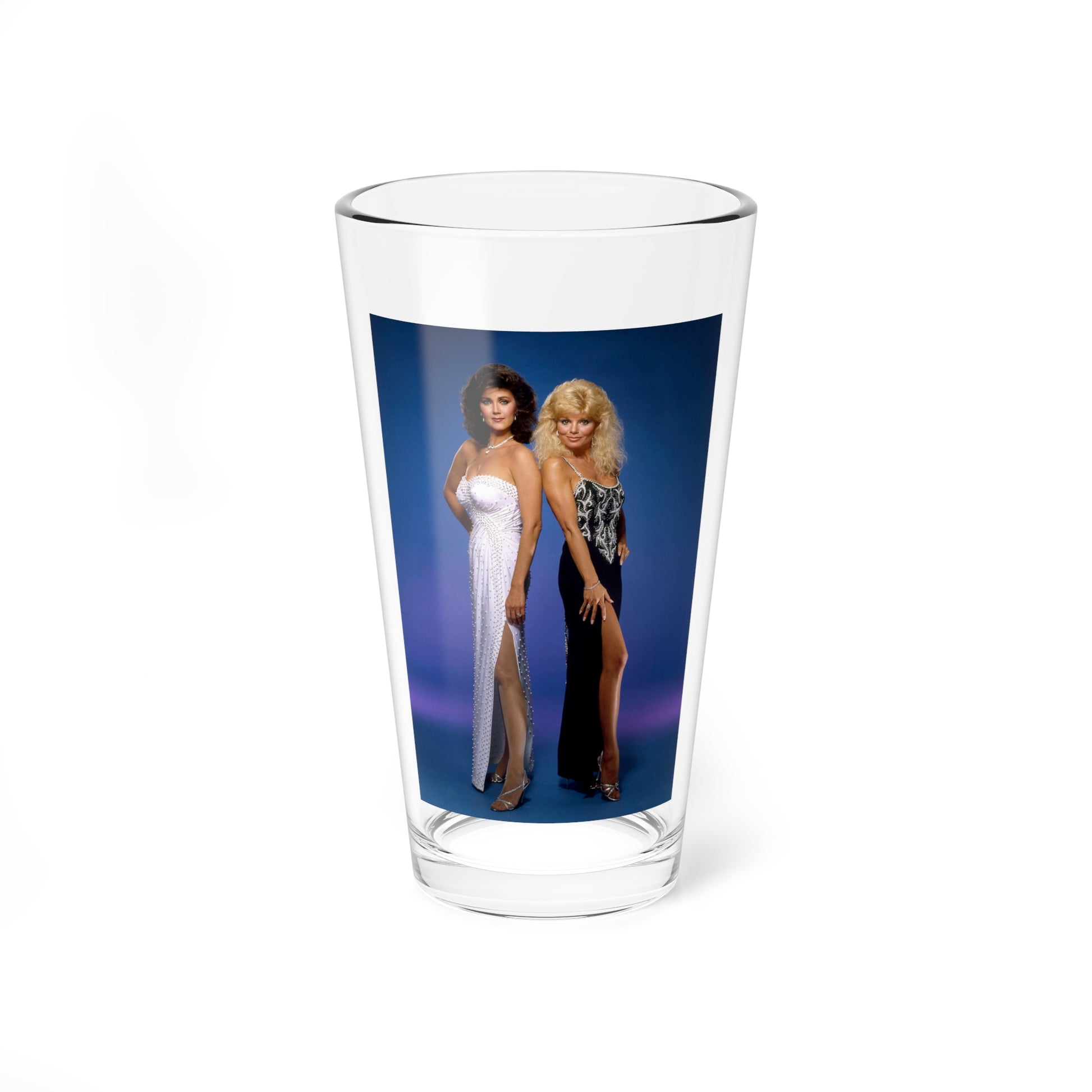 Lynda Carter #242 with, Loni Anderson (Vintage Female Icon) Pint Glass 16oz-16oz-Go Mug Yourself