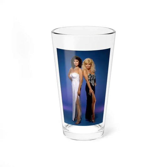 Lynda Carter #242 with, Loni Anderson (Vintage Female Icon) Pint Glass 16oz 16oz - Go Mug Yourself