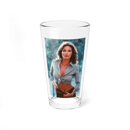 Lynda Carter #244 (Vintage Female Icon) Pint Glass 16oz 16oz - Go Mug Yourself