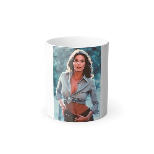 Lynda Carter #244 (Vintage Female Icons) Color Changing Mug 11oz-11oz-Go Mug Yourself