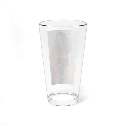Lynda Carter #249 (Vintage Female Icon) Pint Glass 16oz - Go Mug Yourself