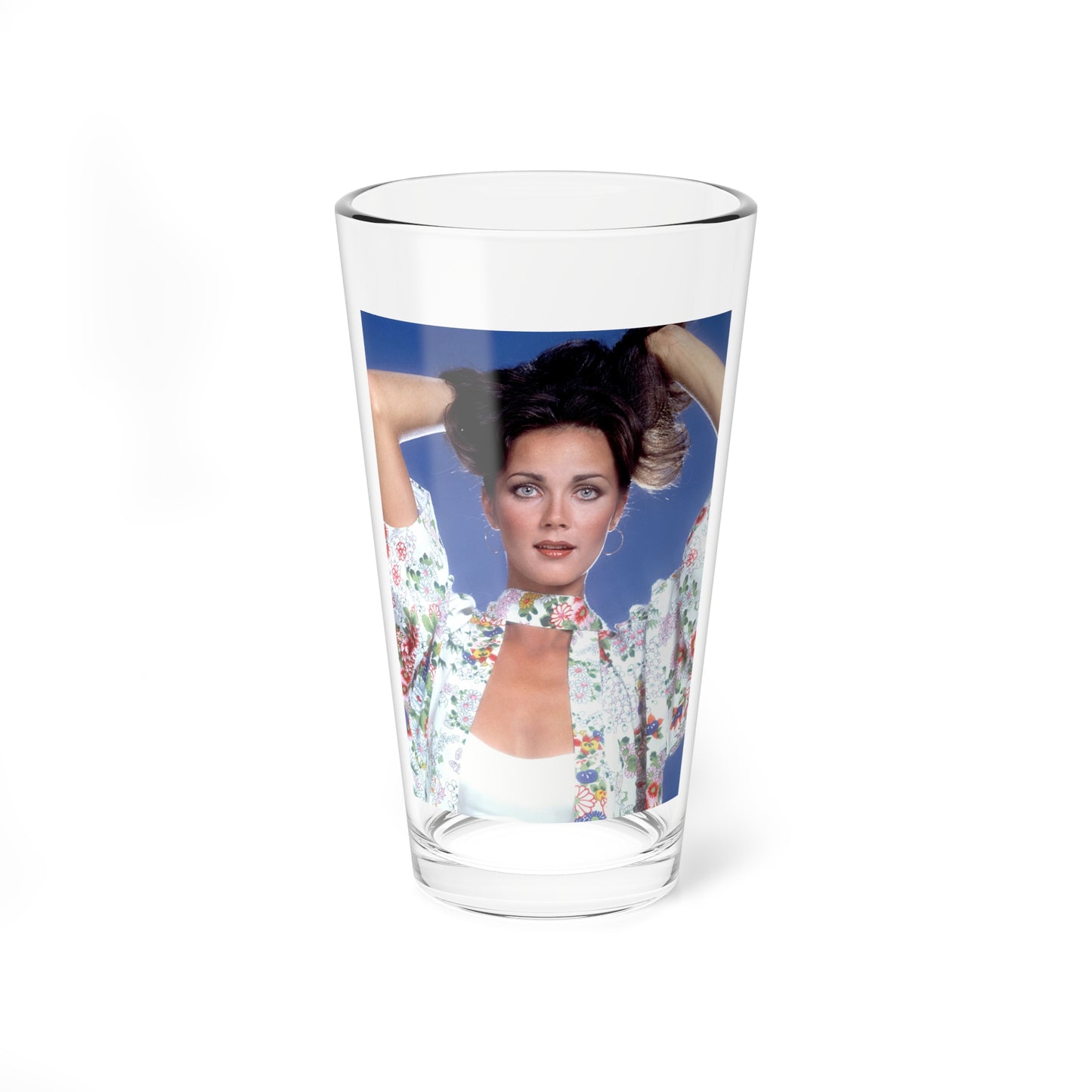 Lynda Carter #251 (Vintage Female Icon) Pint Glass 16oz-16oz-Go Mug Yourself