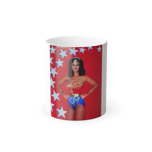 Lynda Carter #253 (Vintage Female Icons) Color Changing Mug 11oz-11oz-Go Mug Yourself