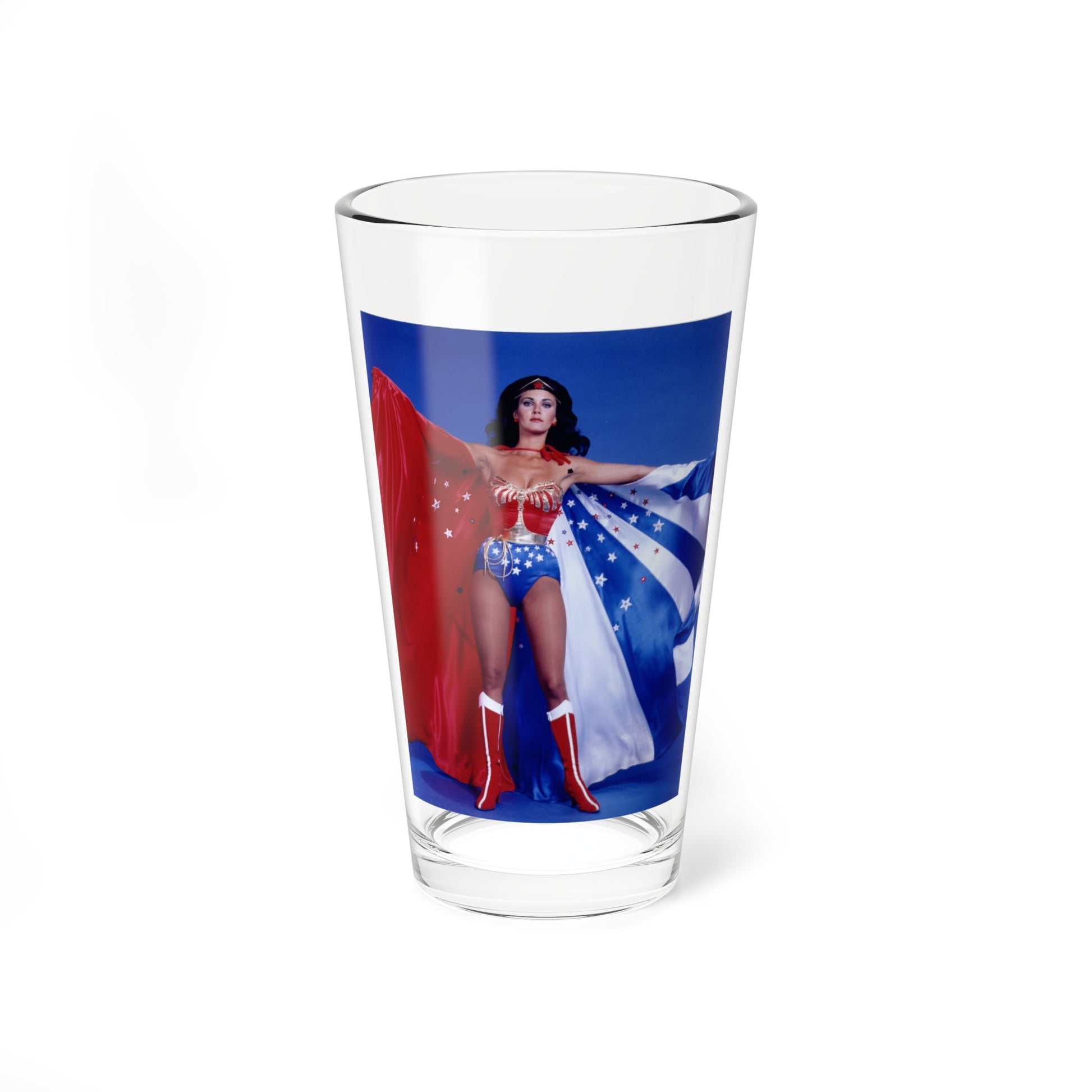 Lynda Carter #256 (Vintage Female Icon) Pint Glass 16oz-16oz-Go Mug Yourself