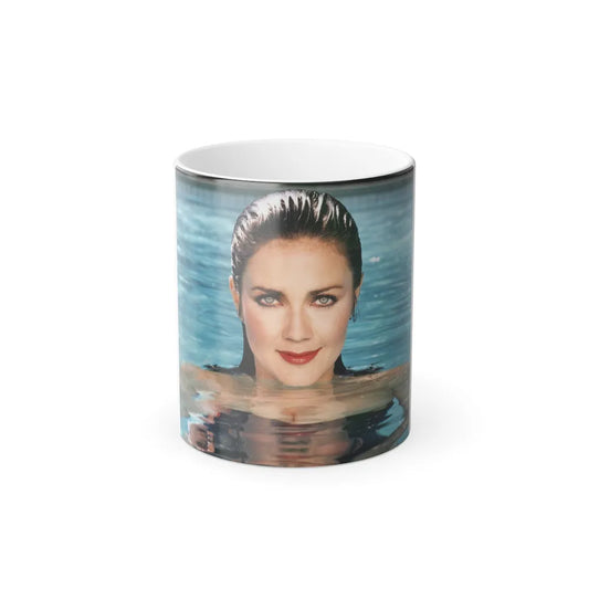 Lynda Carter #261 (Vintage Female Icons) Color Changing Mug 11oz-11oz-Go Mug Yourself