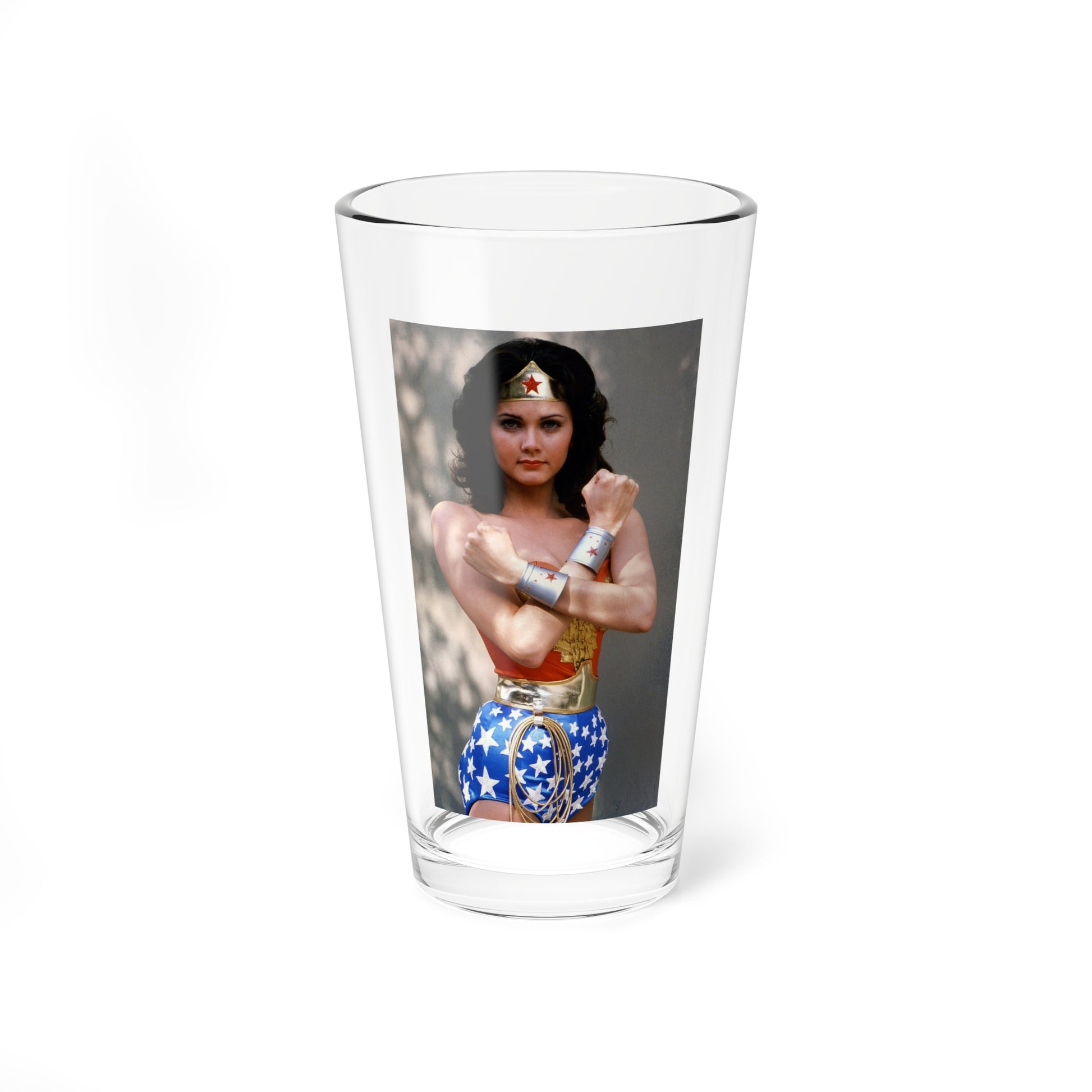 Lynda Carter #263 (Vintage Female Icon) Pint Glass 16oz-16oz-Go Mug Yourself