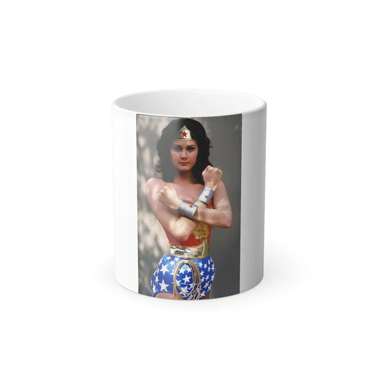 Lynda Carter #263 (Vintage Female Icons) Color Changing Mug 11oz-11oz-Go Mug Yourself
