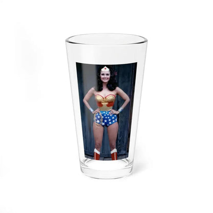 Lynda Carter #264 (Vintage Female Icon) Pint Glass 16oz 16oz - Go Mug Yourself