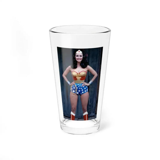 Lynda Carter #264 (Vintage Female Icon) Pint Glass 16oz 16oz - Go Mug Yourself