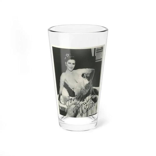Lynda Carter #266 (Vintage Female Icon) Pint Glass 16oz 16oz - Go Mug Yourself