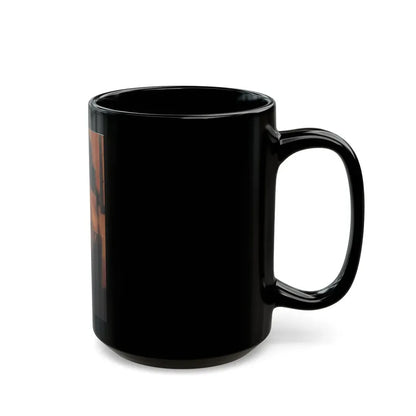 Lynda Carter #267 - Topless (Vintage Female Icon) Black Coffee Mug - Go Mug Yourself