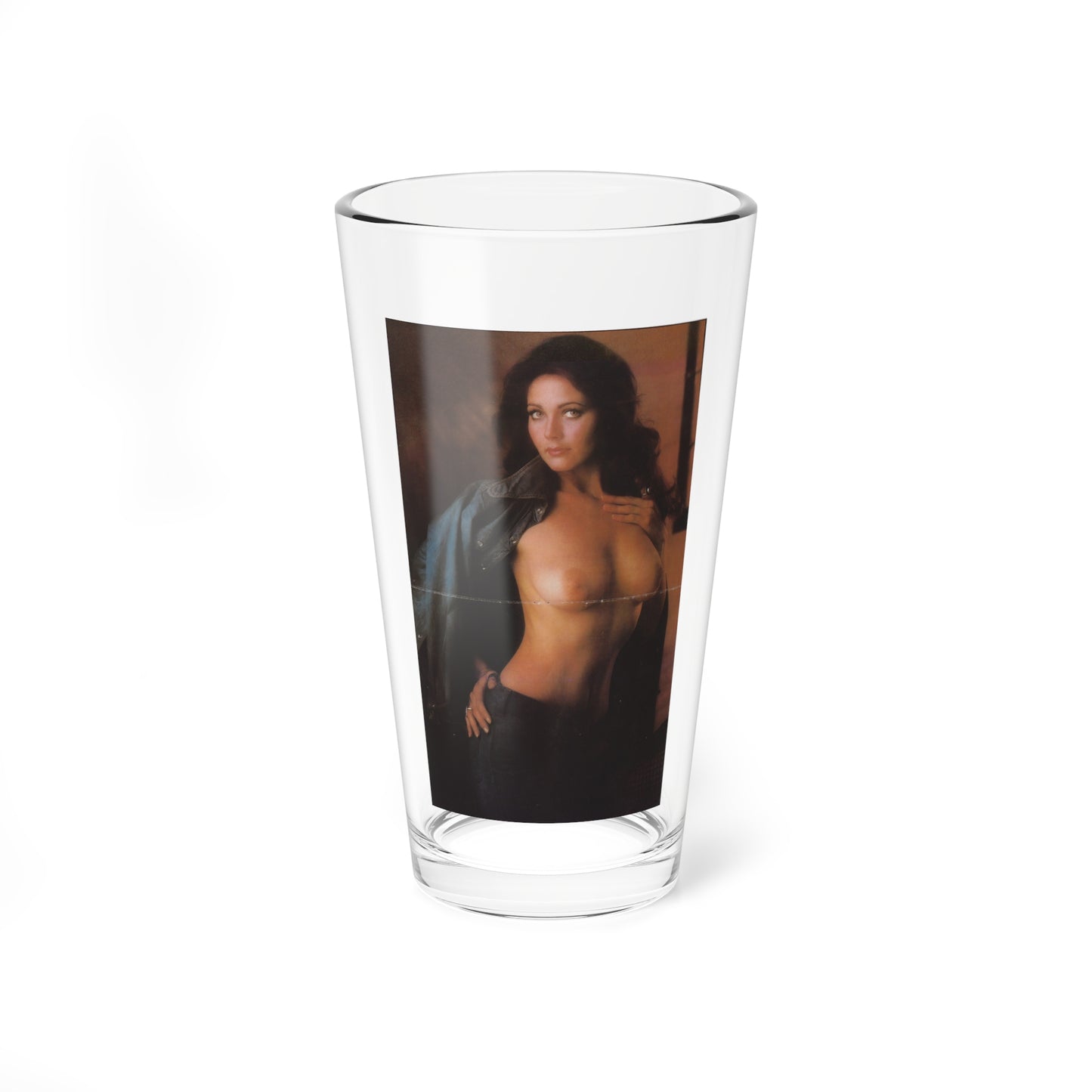 Lynda Carter #267 - Topless (Vintage Female Icon) Pint Glass 16oz-16oz-Go Mug Yourself